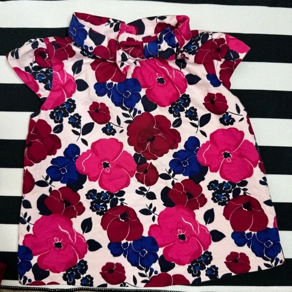 Janie & Jack Floral Top and Red Leggings Set - Picture 2 of 6